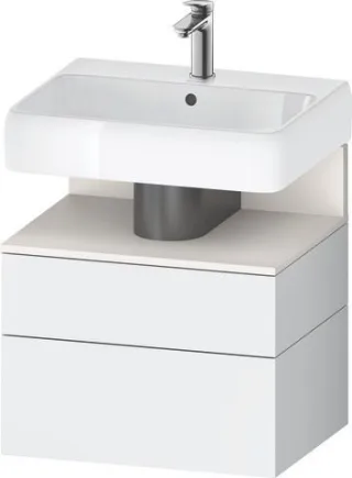 Duravit Qatego Waschtischunterbau wandhängend Weiß Matt 590x470x590 mm - QA4393084180010 QA4393084180010