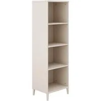 YUNY by PAIDI Standregal SISTER LOU mit 4 offenen Fächern, 48x155x38cm, stabiles und langlebiges Regal in Beige, geprüfte Qualität