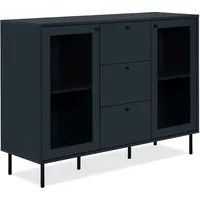 Finori Kommode, Navy blau, Softclose, Modern, Höhenverstellbar, 120 x 90 x 40 cm