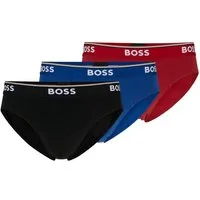 BOSS Slip Brief 3P Power (3-St) Elastikbund mit Logo