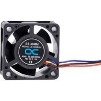 ES 40mm 400-10.000rpm Fan 40x40x20mm, Gehäuselüfter schwarz, Two Ball Bearing, PWM, 40 mm