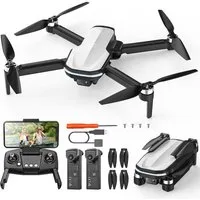 HOLY STONE Faltbare Drohne mit 1080P Kamera, FPV Quadrocopter mit 2 Akkus Drohne (Bürstenlosem Motor, Gestensteuerung, Ideal für Kinder & Anfänger)