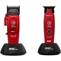 MRD PRO Haarschneider MRD 2er, Haarschneider und Trimmer inklusive Zubehör, Bürstenloser BLDC-/Vector-Motor