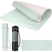 EliteAthlete Yogamatte EliteAthlete® Yogamatte - Sportmatte - Fitnessmatte - Yoga Matte (Set bestehend aus: Matte, Transporttasche, Transportband)