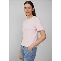 s.Oliver Kurzarmshirt T-Shirt Verkürztes T-Shirt aus Interlockjersey