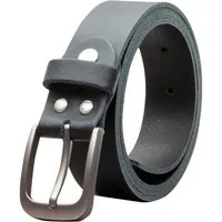 COLOGNEBELT Ledergürtel OM319-SL-Schwarz MADE IN GERMANY, Schwarz Kürzbar, 100 % Echtleder, Aus einem Stück, Unisex