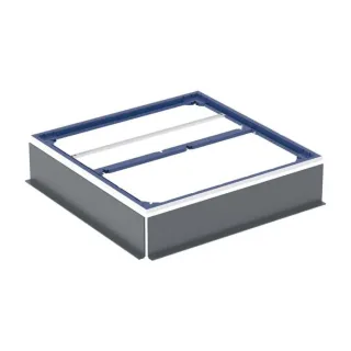Geberit Duofix Installationsrahmen 551520001 100 x 100 cm, für Duschfläche bis 100cm, für 5 Füße