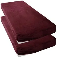 OTTO home Spannbettlaken Desner3, Mikrofaser-Fleece, Cashmere-Touch, Microfaser, Gummizug: rundum, (2 Stück), für Matratzen bis 20cm Höhe, kuschelig & weich, Bettlaken