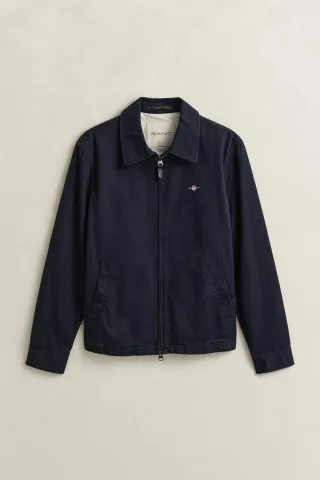 GANT - Windcheater Jacke aus Baumwolle evening blue - Gr. - L