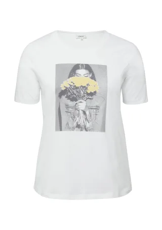 s.Oliver - T-Shirt weiß - Gr. - 54