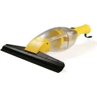 CLEANmaxx Sprühwischer Akku-Fensterreiniger - Fensterwischer - Fenstersauger 3,7V Verlängerungsstange, gelb