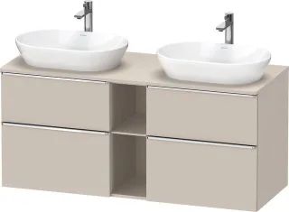 Duravit D-Neo Konsolenwaschtischunterbau wandhängend Taupe Matt 1400x550x664 mm - DE4970B10910000 DE4970B10910000