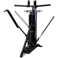 Weber GmbH Reifenmontierhilfe Montagegerät für Auto- und Motorradreifen, für Felgen von 4 - 21", schwarz, manuelle Bedienung, einfache Handhabung