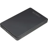 LogiLink Festplatten-Gehäuse UA0339, 2,5 Zoll SATA, USB 3.0, Schwarz, Plug & Play