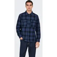 ONLY & SONS Langarmhemd ONSOLIVER TWILL OVERDYE OVERSHIRT BF