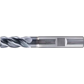 PFERD Tools VHM Eckfräser lang 4 Schneiden Radius TiAlN Schaft HB Universal Line - 23000164