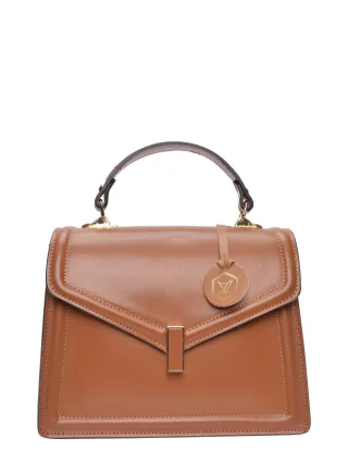 Luisa Vannini Braun Rindsledertasche