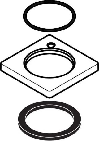 Hansgrohe Rosette 48/48 mm Metropol Waschtisch- 93048670