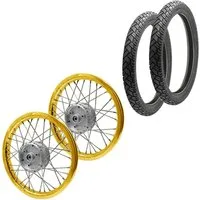 Craftride Schraube Set 2x Speichenrad Felge Alu 1,6x16 passend für Simson S51 S50 S70 Sch