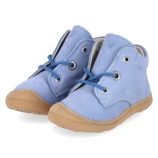 Pepino Halbschuhe CORY  Blau - Gr. 18 -  Echt Leder