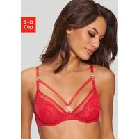 JETTE Bügel-BH mit aufregenden Ring- und Bänderdetails, sexy Dessous, Reizwäsche