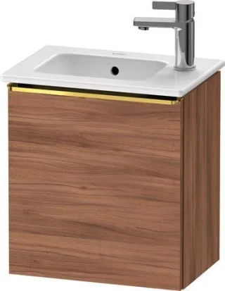 Duravit D-Neo Waschtischunterbau wandhängend Nussbaum Matt 410x274x440 mm - DE4259L34790000 DE4259L34790000
