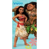 Disney Vaiana Badetuch weiches Badetuch Größe: 70x140cm 100% Baumwolle, 100% Baumwolle (1-St)