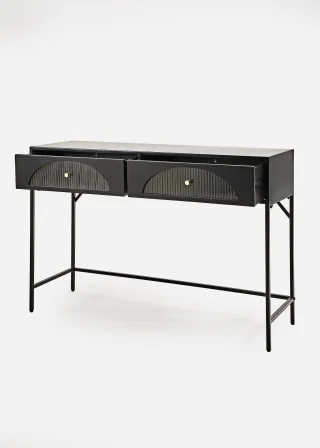 bonprix Konsole, schwarz, Gr.Onesize, Moderne Konsole mit Schubladen