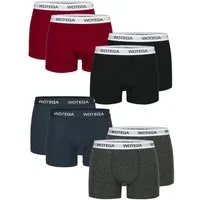 WOTEGA Boxershorts Joe (Spar-Set, 8er-Pack) moderne Baumwoll Unterhosen exklusiv im 8er Pack