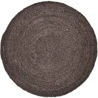 Marrakesch Orient & Mediterran Interior Teppich Boho Teppich Abrila handgefertigt aus Jute in Braun 100 cm handgemacht, Höhe: 1 mm, Handarbeit