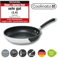 Coolinato Bratpfanne 28cm Pfanne – antihaftbeschichtet, (1-tlg)