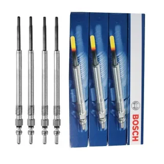 4 Bosch Gl?hkerzen GLP205 Citroen Jumper Fiat Ducato Iveco Daily Peugeot