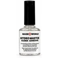 Maskworld Theaterschminke Hydro Mastix Hautkleber 10ml Pinselflasche, Lösemittelfreier Kleber auf Wasserbasis
