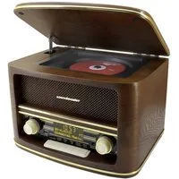 Soundmaster Nostalgie Stereo DAB+/UKW Radio mit, CD/MP3, USB, NR961 Radio (Inkl. Fernbedienung)