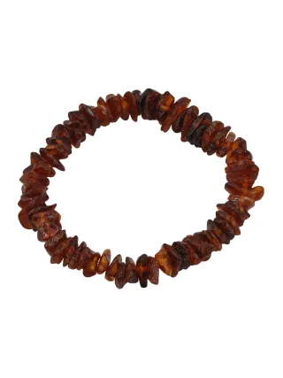 Steuer Modeschmuck Armband Splitter Bernstein braun