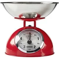 MELISSA Küchenwaage Küchenwaage analog Wägebereich (max)=5 kg Rot 245 x 245 x 210