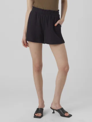 VERO MODA - VMNATALI HW SHORTS WVN NOOS Black - Gr. - XS