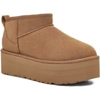 UGG Unisex, Classic Ultra Mini Platform Winterboots Plateaboots, Schlupfstiefel mit Plateausohle