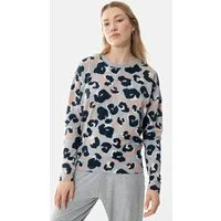 Mey Langarmshirt Mey Damen Shirt Serie Vica Ausgefallener Print (1-tlg)