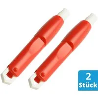valonic Zeckenpinzette Zeckenzange (Rot), 2 Stück für Hund, Katze, Haustier, 2er-Pack, 2-tlg., Ziehen - nicht drehen!