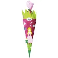 URSUS Schultüte URSUS Schultüten-Bastelset Prinzessin 2 - 68cm, Verschluss Krepp