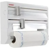 Leifheit Küchenrollenhalter LEIFHEIT Küchenrollenhalter weiß, (Packung, 1-St., LEIFHEIT Küchenrollenhalter weiß), Passend für alle Standard-Rollengrößen