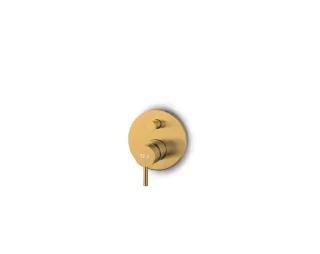 JEE-O Slimline Unterputz-Wannenarmatur mit Umsteller, mattgold, 800-2205 800-2205
