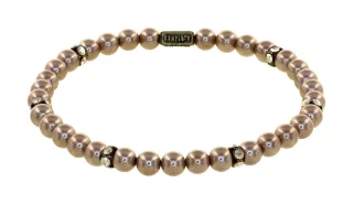 konplott - Armband - Pearl Shadow braun