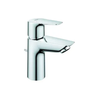 Grohe BauEdge Waschtischarmatur 23328001 1/2", S-Size, mit Ablaufgarnitur, Temperaturbegrenzer, chrom