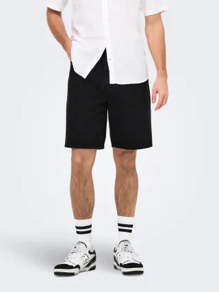 ONLY & SONS Shorts "ONSFADE BLACK 9087 AZG DNM SHORTS"