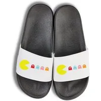 Youth Designz Pacman Unisex Badelatschen Flip Flops Badeschuh mit lustigen Logo für Damen und Herren