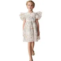 LAURA ASHLEY Tüllkleid Laura Ashley Kleid mit Blütendesign (1-tlg)
