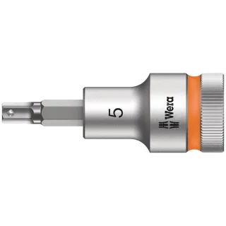 Wera 8740 C HF Zyklop Bitnuss mit 1/2"-Antrieb mit Haltefunktion Mangoorange - 05003821001