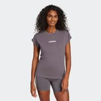 adidas Sportswear T-Shirt ESSENTIALS LINEAR COTTON sportlicher Stil, Kurzarm, ohne Verschluss, aus Baumwolle